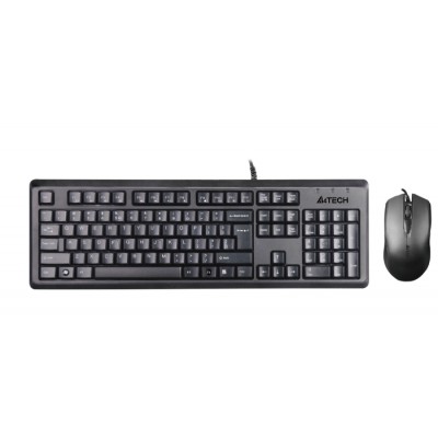 A4 TECH KR-9276 Q USB BLACK Kablolu Q TR FN-Mutlimedya Klavye Mouse 