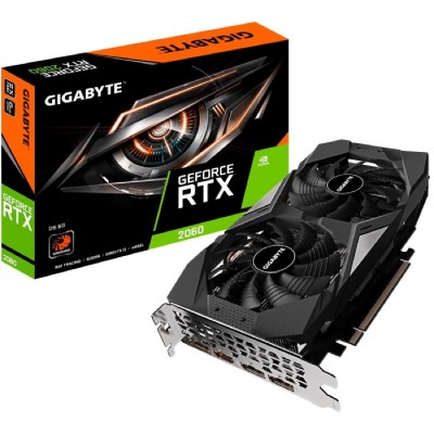 GIGABYTE GV-N2060D6-6GD RTX2060 6GB 192 Bit GDDR6 PCI-E 3.0 Ekran Kartı