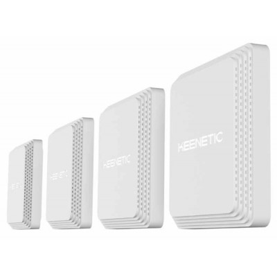 KEENETIC KN-2810-41EN KN-2810-41EN AC1300 Mesh Wi-Fi 5 PoE Router/Extender/AP 2-Port Gigabit 4-Pack