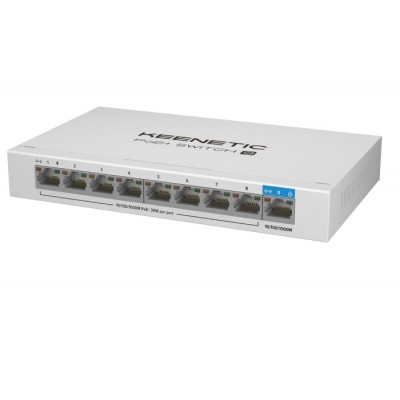 KEENETIC KN-4710-01-EU KN-4710-01-EU PoE+ Switch 9 1x1Gbit 8x1Gbit PoE+ Port IEEE 802.3af/at 120W