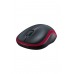 LOGITECH M185 910-002237 M185 Kablosuz Optik 1000DPI Kırmızı Siyah Mouse