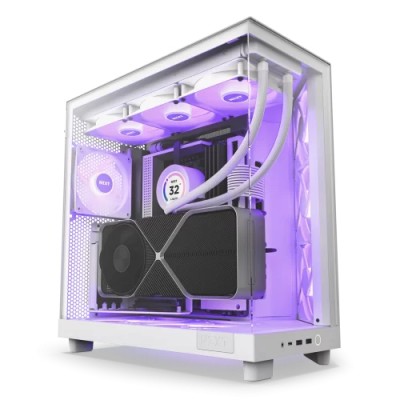 NZXT CC-H61FW-R1 H6 Flow RGB Beyaz ATX Mid Tower Kasa