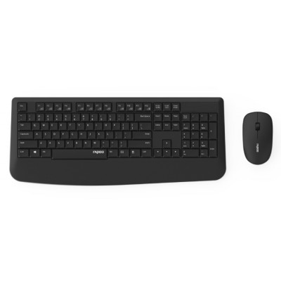 RAPOO X1900 KABLOSUZ KLAVY 18039 X1900 Kablosuz TR Siyah Klavye Mouse Set