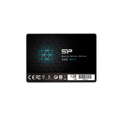 SILICONPOWER Ace A55 SP128GBSS3A55S25 128GB Ace A55 Sata 3.0 560-530MB/s 2.5" Flash SSD