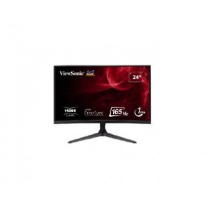 ViewSonic 23.8" Vx2418c Fullhd 1ms 165hz 2xhdmı Dp Freesync Premıum Curve Gamıng Monıtor