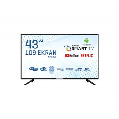 ONVO Ov43250 43'' 2023 Model 109 Ekran Uydu Alıcılı Full Hd Smart Led Tv 